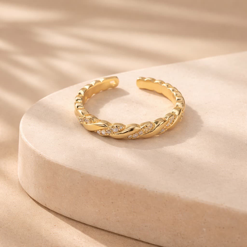 Anillo trenzado
